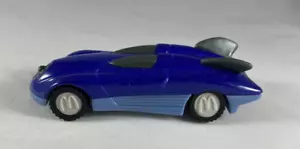 1994 Hot Wheels McDonalds BATMAN STYLE TURBINE CAR Blue/Grey w Tail Fins - Picture 1 of 7