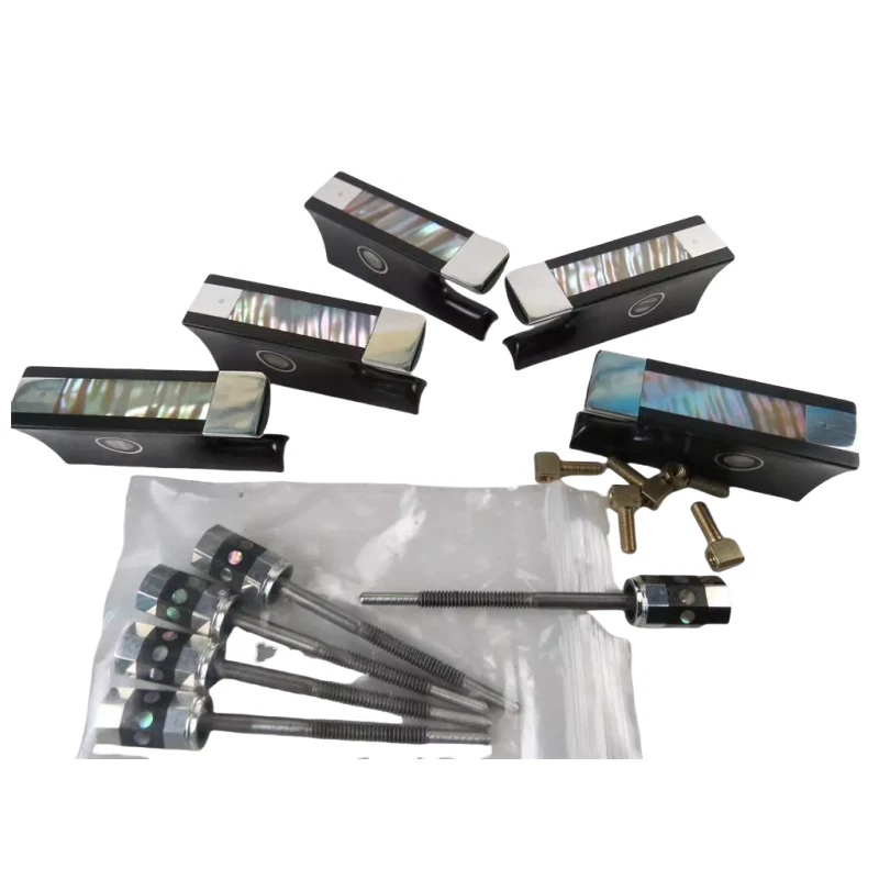 Best 5pcs ebony Violin bow frogs with silver mount,musical instrument part - Image 1 of 2