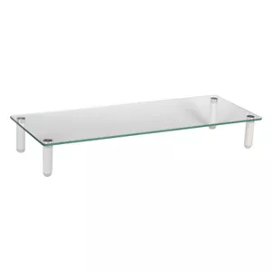 TV LCD LED Computer Monitor Laptop Table Riser Shelf Desktop Stand Space Saver - Picture 1 of 1