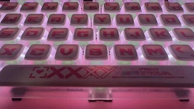 Keycap Set PBT + PC CSGO Theme  125keys for Mechanic Keyboard Gift for Kid Pink - Image 1 of 4