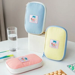 Portable Mini First Aid Bag Nylon Medical Emergency Kits Cartoon Medicine Bag - Picture 1 of 13