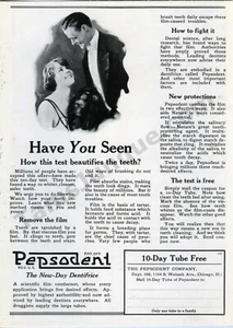 1921 Pepsodent New Day Dentifrice Toothpaste PRINT AD Over 100 years old (3233) - Imagen 1 de 1