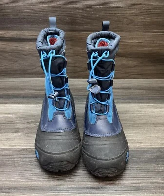 The North Face Navy Winter Boots Unisex Kids Size 7 Thermafelt Plus - Image 1 of 4
