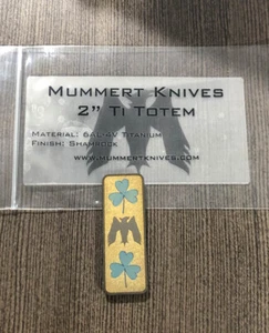 Neu 2" vertikales Kleeblatt Totem Titan Aufnäher Mummert St Patricks Pats PDW TAD - Bild 1 von 2