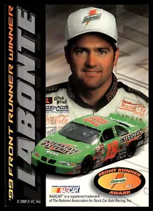 2000 Press Pass Gatorade Front Runner Award Bobby LaBonte #10 tarjeta de carreras - Imagen 1 de 2