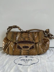 Vintage Prada Bag Snake Skin - Picture 1 of 12