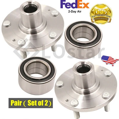 NEW Pair(2) Front Wheel Hub & Bearing SetsFit HYUNDAI TIBURON XG300 XG350 - Image 1 of 4