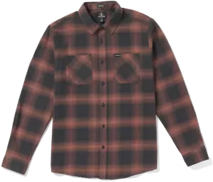 Volcom Netastone Flannel LS Shirt Stealth - Picture 1 of 2