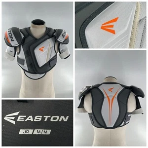Easton Mako M3 Schulterpolster Youth Medium weiß grau orange YGI A5-18 - Bild 1 von 10