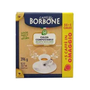 150 CIALDES + 15 REGALO Filtro De Papel ESE 44 Mm Café Borbone MEZCLA NEGRA - Bild 1 von 6