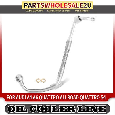 Línea de aceite turbocompresor para Audi A4 96-01 Allroad Quattro 01-05 A6 Quattro 00-04 Foto 1 de 4