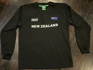 T-Shirt Neuseeland Rugby WM 2011 schwarz lang L/XL - Marke Rugby Originals - Bild 1 von 8