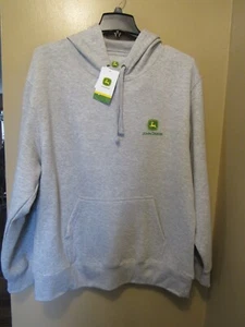 NWT MEN'S X-LARGE XL JOHN DEERE TRACTORS & PLOWS GRAPHIC HOODIE - Picture 1 of 4
