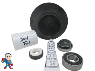 Waterway Executive 3HP Impeller 1000 Seal & (1) Bearing Pump Wet End Hot Tub Spa - Image 1 of 4