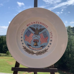 🇺🇸USA Bicentennial 1776-1976 “200 Years Of Progress” Vintage Collector’s Plate - Picture 1 of 4
