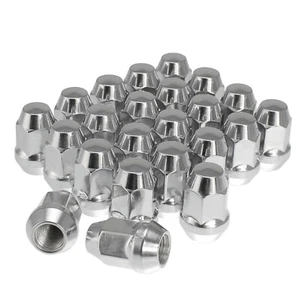 23 Chrome Jeep Lug Nuts 1/2" x 20 fits Wrangler TJ YJ XJ KJ KK ZJ MJ JK JKU  - Picture 1 of 3