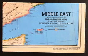 1978 September Middle East and Early Civilization Historical Map - Picture 1 of 4
