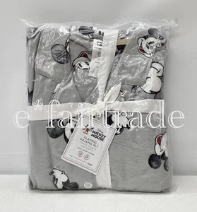 NUEVO Pottery Barn ADOLESCENTE 2 piezas. Juego de pijama de franela Disney Mickey Mouse ~ GRANDE ~ sin mono - Imagen 1 de 2