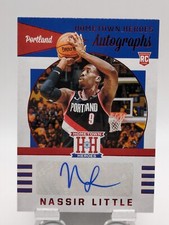 2019 Panini Chronicles Hometown Heroes Red Nassir Little #HH-NLI Rookie Auto RC