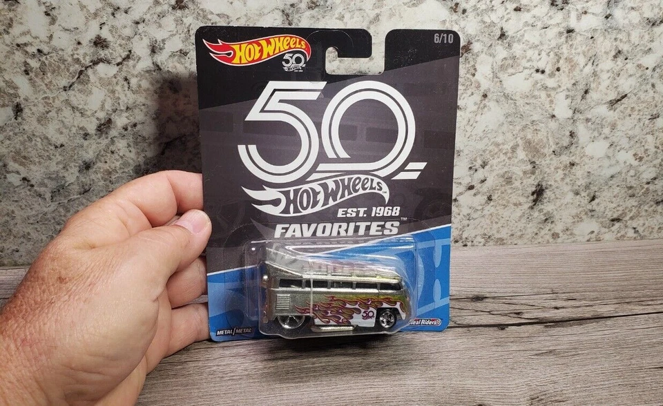 2018 Hot Wheels 50th Favorites VOLKSWAGEN T1 Drag Bus