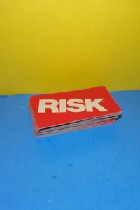 Juego de cartas Parker Brothers RISK 1980 BARAJA 44 CARTAS juego de repuesto completo - Imagen 1 de 2