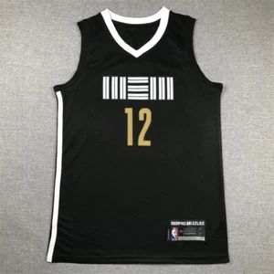 Camiseta deportiva de baloncesto #12 Cosido Edición Ciudad - Imagen 1 de 5