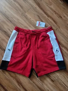 Nike Air Jordan Shorts Red Men Jumpman Standard Fit Sportswear DA7204 687 Large - Picture 1 of 7
