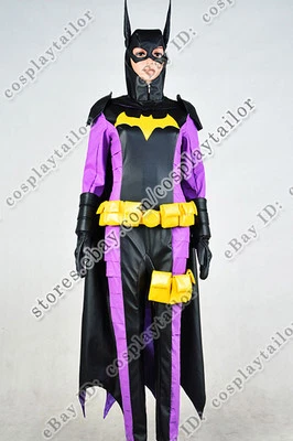 Batgirl Supergirl Stephanie Brown Cosplay Costume Uniform Fashionable Full Set - Image 1 of 4