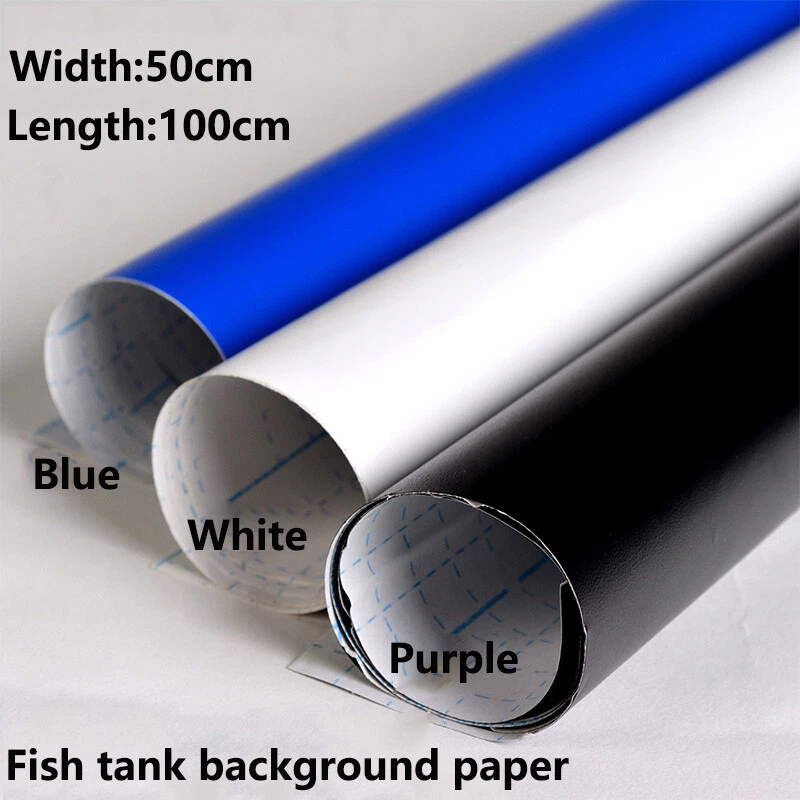 Pegatina de fondo de pecera de doble cara pegatina apretada para acuario de luz de mar profundo Foto 1 de 4