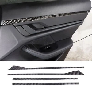 Soft Real Carbon Fiber Interior Inner Door Strip For Porsche Taycan 2019-2022 - Picture 1 of 8