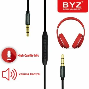 Aux Audio Cable for Universal Connections with Mic and Volume Buttons 3.5mm Jack - Picture 1 of 6