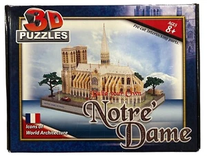 3D Puzzles - Notre Dame Cathedral DIY Model Building Kit - Picture 1 of 3