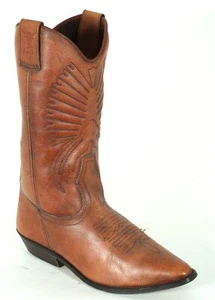 Westernstiefel Cowboystiefel Lederstiefel Texas Western Stiefel Leder Vintage 38 - Bild 1 von 4