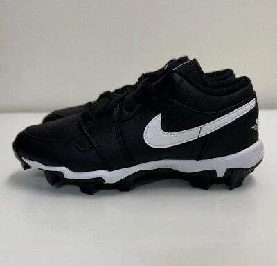 Nike Air Jordan 1 Botín Juvenil Bajo Talla 6Y Negro Blanco Béisbol Fútbol HF6885-001 Foto 1 de 4