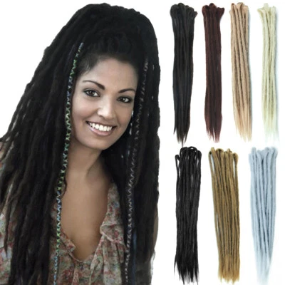 20" Handmade Dreadlock Extensions Double Ended Dreads Crochet Braids Dreads Locs - Image 1 of 4