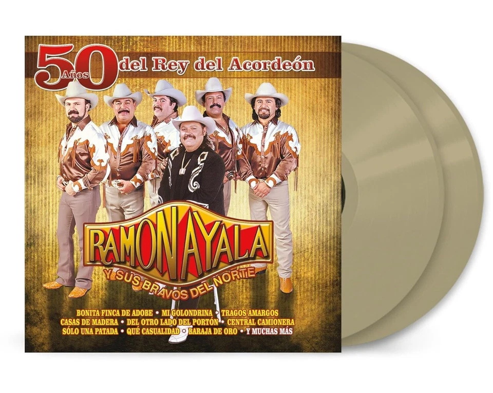 Ramon Ayala Y Sus Bravos Del Norte - 50 Años Del Rey Del Acordeón Ramón Ayala LP - Image 1 of 3