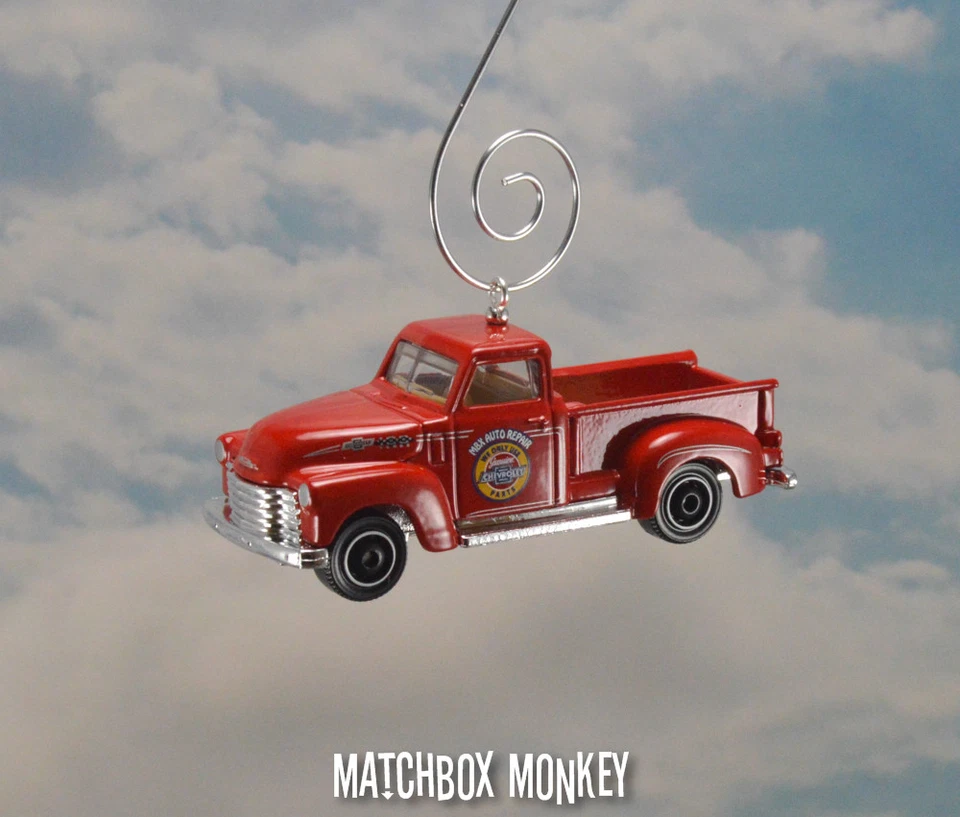 1947 3100 AD Chevy 1/2 Ton Pickup Truck 1/64 Custom Christmas Ornament Chevrolet - Image 1 of 1