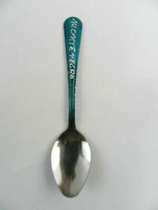 Cuchara de recuerdo vintage Montenegra 4 1/2" acero inoxidable coleccionista - Imagen 1 de 2