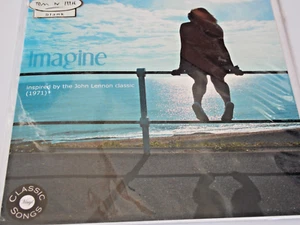 Tarjeta de felicitación de canciones clásicas.  John Lennon - Imagina. - Imagen 1 de 3