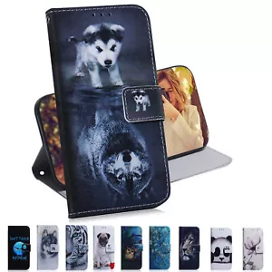 Painted Flip Leather Wallet Cover Case For Nokia XR21 G60 G300 C32 X30 C21 G11 - Picture 1 of 15