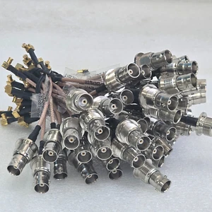 50 UNITS LOT SUPER PILOT CABLE WITH BNC FEMALE to MCX MALE - Picture 1 of 8