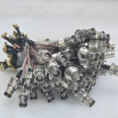 50 UNITS LOT SUPER PILOT CABLE WITH BNC FEMALE  to MCX MALE - Image 1 of 4