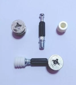 40 Sets of Hettich Connector Furniture Side Cam Fittings Dowel, Pre-inserted Nut - Picture 1 of 8