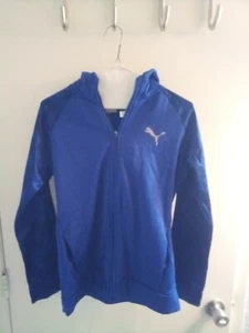 NEW Puma YOUTH Hoodie — Size Youth Large Blue - Picture 1 of 4