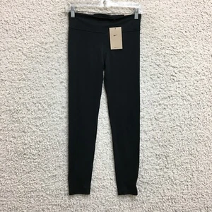 NEW Nike Leggings Large Youth Black One Luxe Dri Fit Pull On Stretch Yoga Girls - Picture 1 of 12