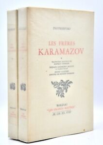 Dostoievski : LES FRERES KARAMAZOV. Trad. Rostislav Hofmann, 2 vol, 1948