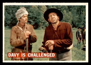 1956 Topps Davy Crockett Orange #34 Davy Is Challenged NM/MT - Picture 1 of 2
