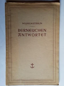 1801251 BERNEUCHEN ANTWORTET von Wilhelm Stählin - 1930 - Bild 1 von 4
