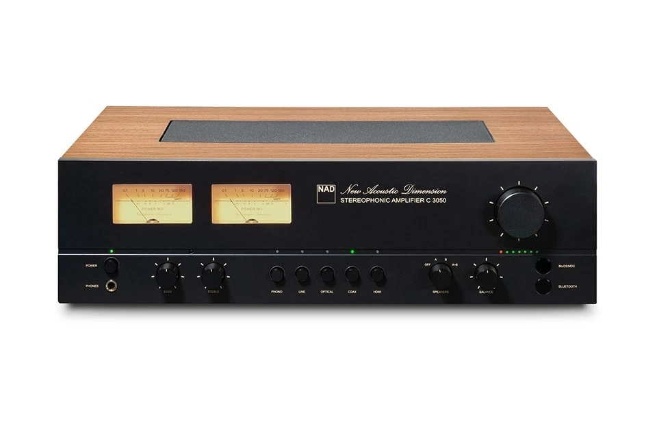 NAD C3050, Hybrid Digital Stereo Vollverstärker, Walnuss, Neu, OVP - Bild 1 von 1