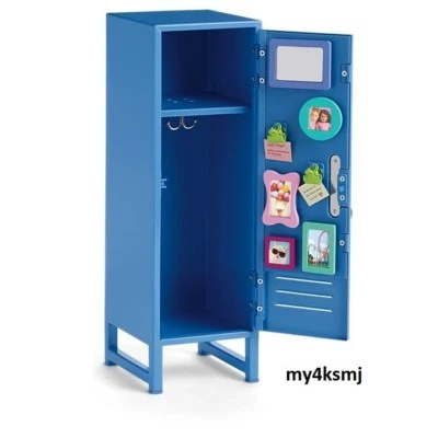 American Girl Doll new in 2017 BLUE School Locker SET in hand FAST SHIPPING - Image 1 of 3